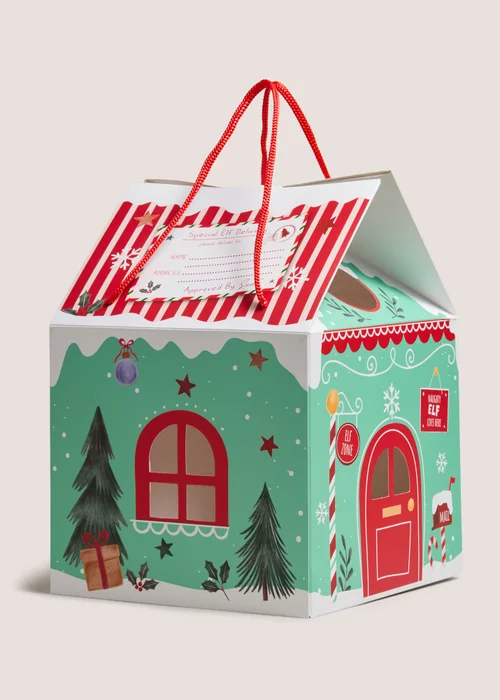 Elf Arrival House Gift Bag Image 1