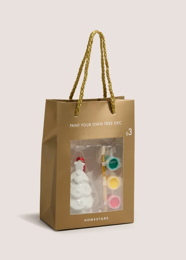 Paint Your Own Christmas Tree Decoration