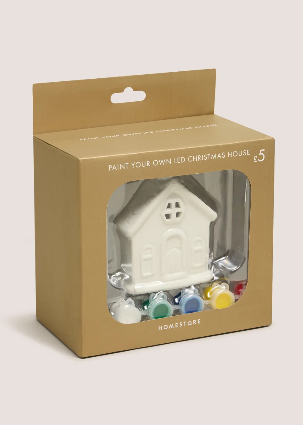 Paint Your Own Gingerbread House Image 1