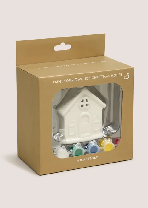 Paint Your Own Gingerbread House Image 1