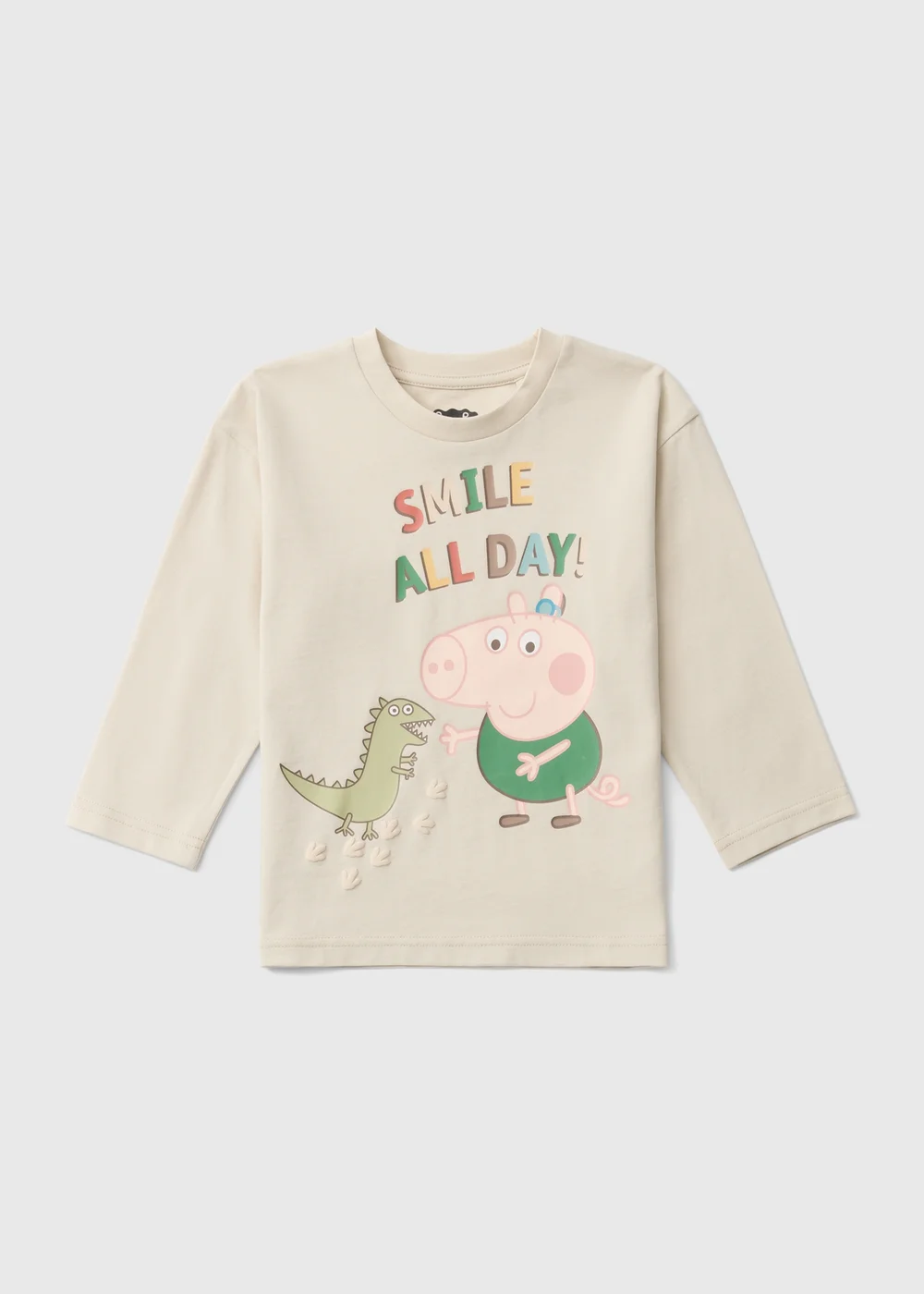 Boys Beige George Pig T-Shirt (1-5 Yrs) - 1-1.5 Yrs Image 1