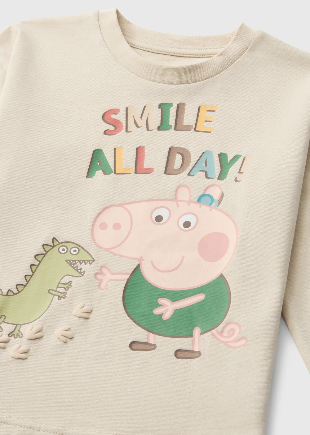 Boys Beige George Pig T-Shirt (1-5 Yrs) - 1-1.5 Yrs Image 2