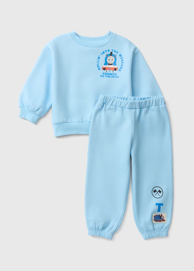 Boys Blue Thomas & Friends Sweatshirt & Joggers Set (1-7yrs)