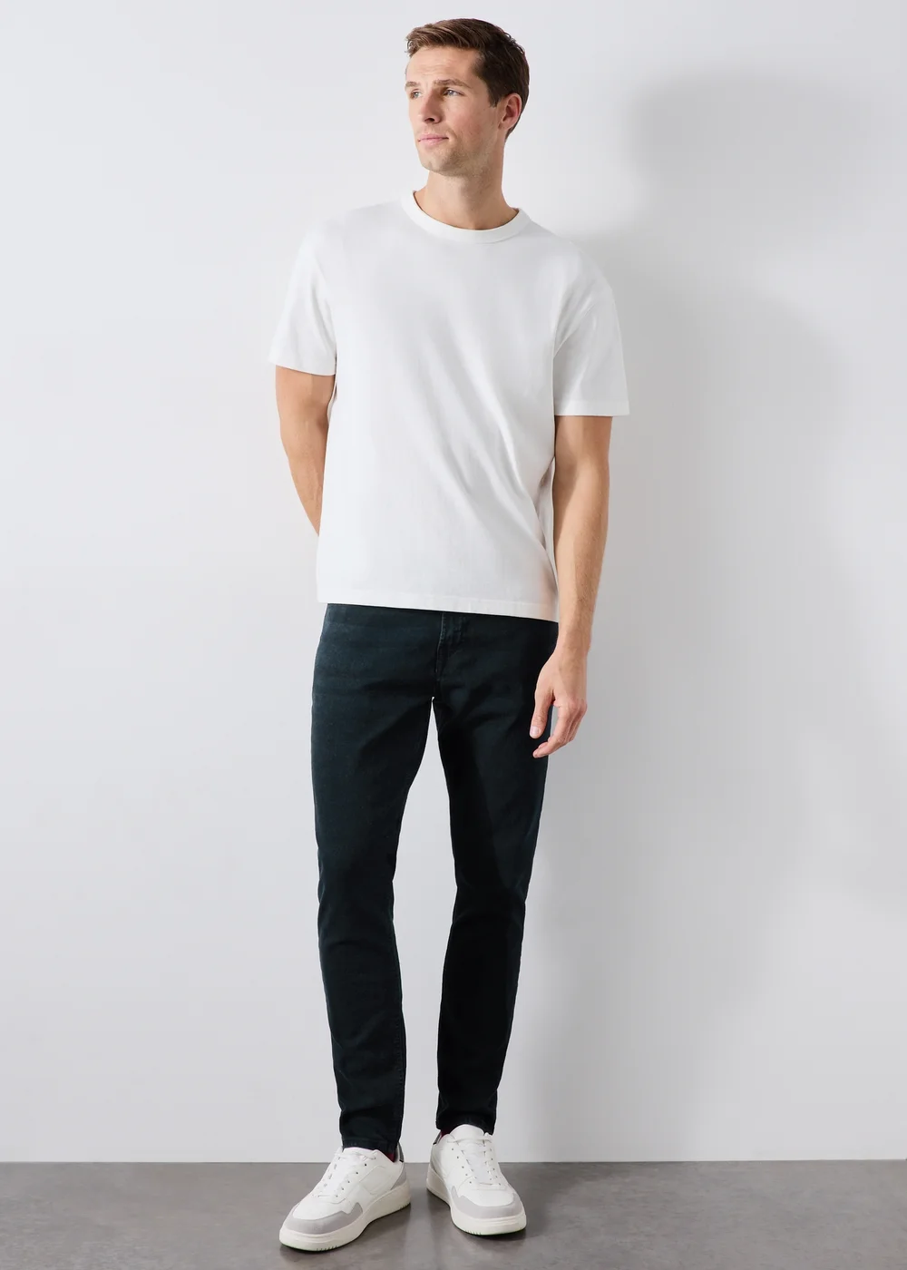 Dark Wash Black Slim Fit Jeans - 28 S Image 1