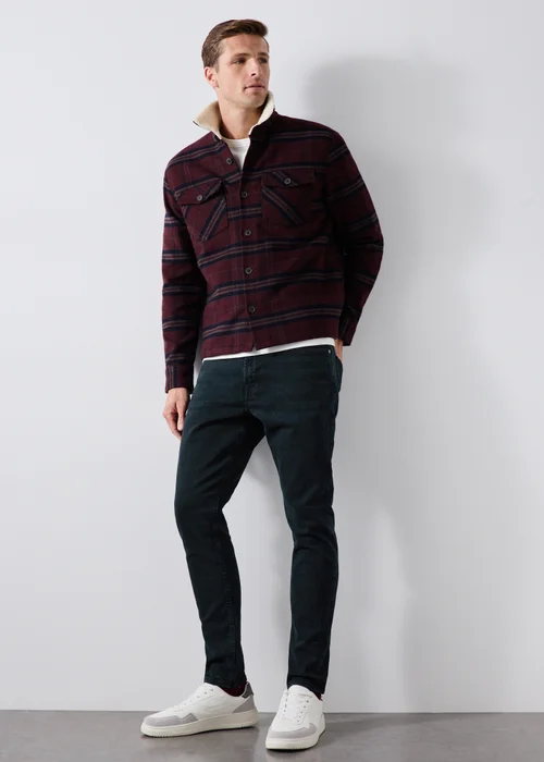 Dark Wash Black Slim Fit Jeans - 28 S Image 4