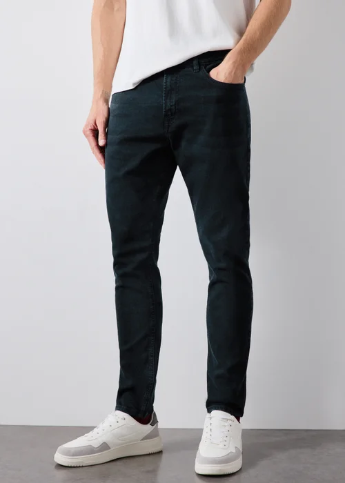 Dark Wash Black Slim Fit Jeans - 28 S Image 3