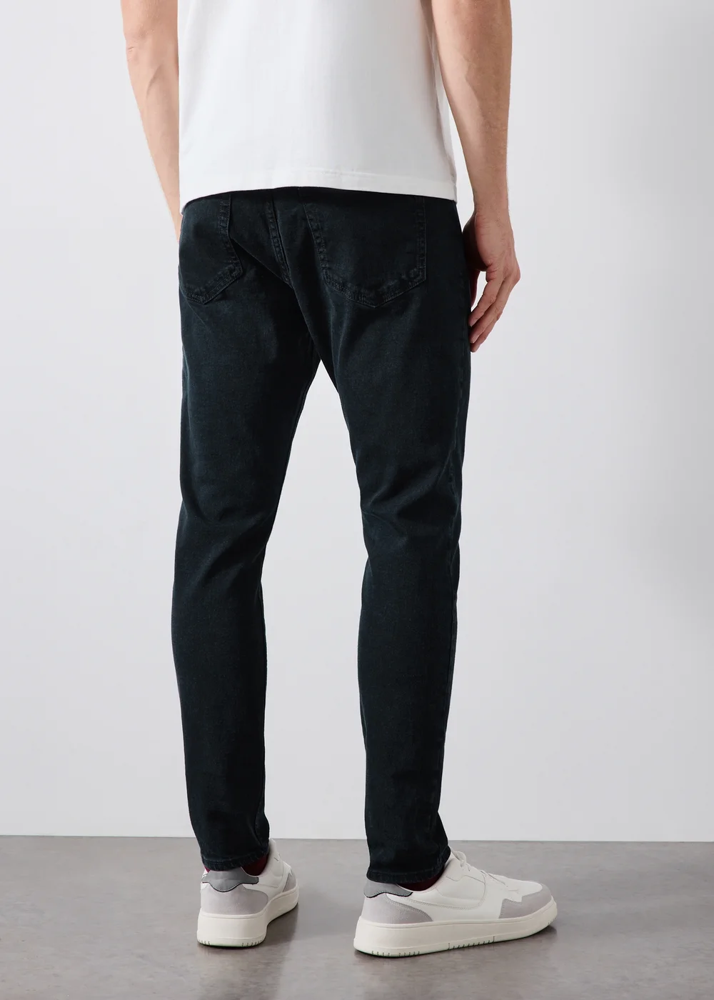 Dark Wash Black Slim Fit Jeans - 28 S Image 2
