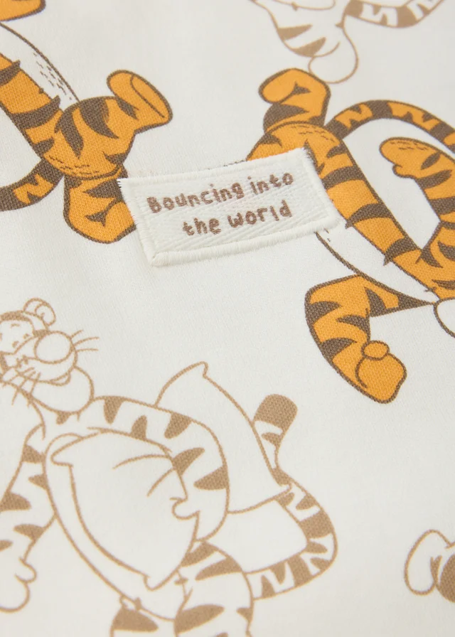 Baby Cream Tigger Sleepsuit (Newborn-23 mnths)