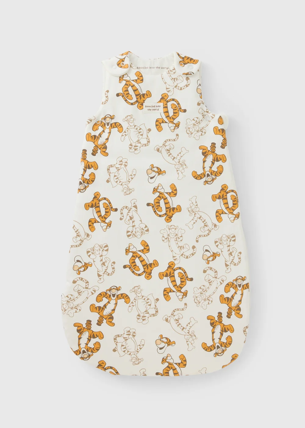 Baby Cream Tigger Sleepsuit (Newborn-23 mnths) - 0-6 Months Image 1