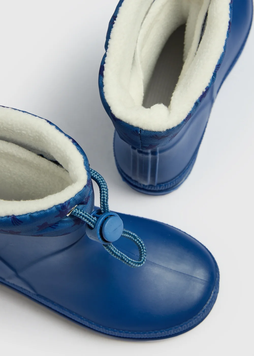 Boys Blue Toggle Wellies (Younger 4-12) - 4 Infants Image 2