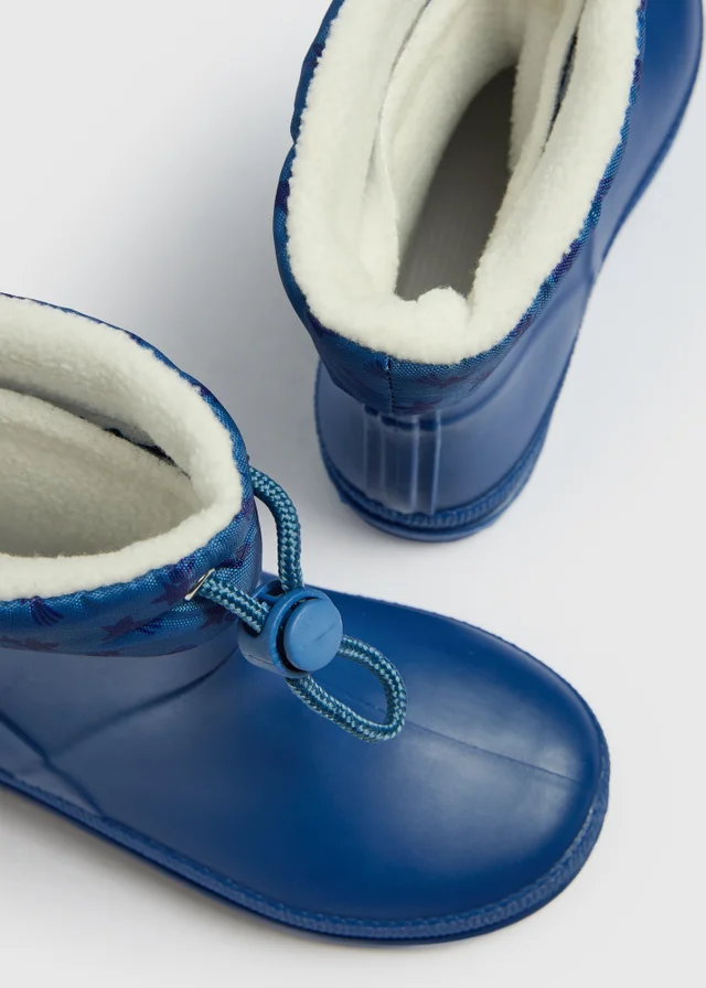 Boys Blue Toggle Wellies (Younger 4-12)