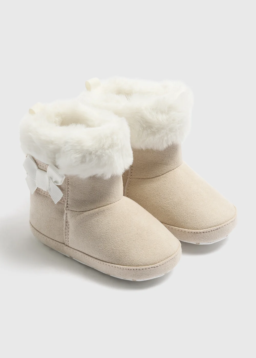 Baby Sand Soft Sole Snug Boots (0-18mths) - 0-3 months Image 1