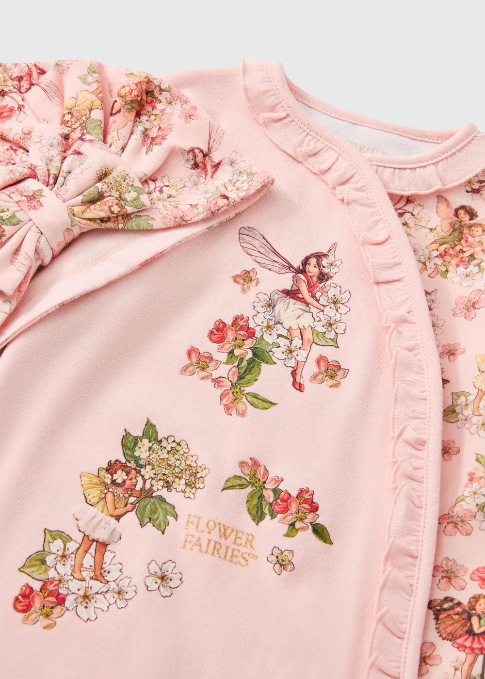 Baby Flower Fairies Sleepsuit & Hat Bundle (0-18mths) - First Size Image 2