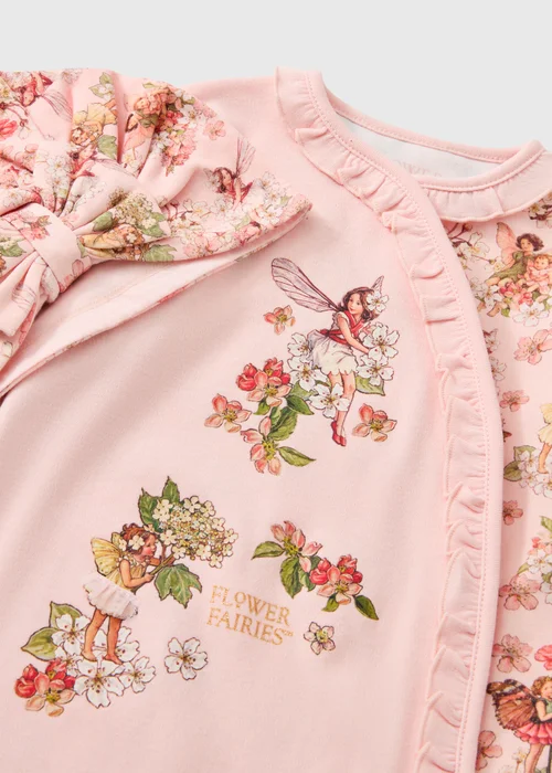 Baby Flower Fairies Sleepsuit & Hat Bundle (0-18mths) - First Size Image 2