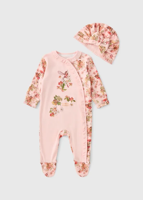 Baby Flower Fairies Sleepsuit & Hat Bundle (0-18mths) - First Size Image 1