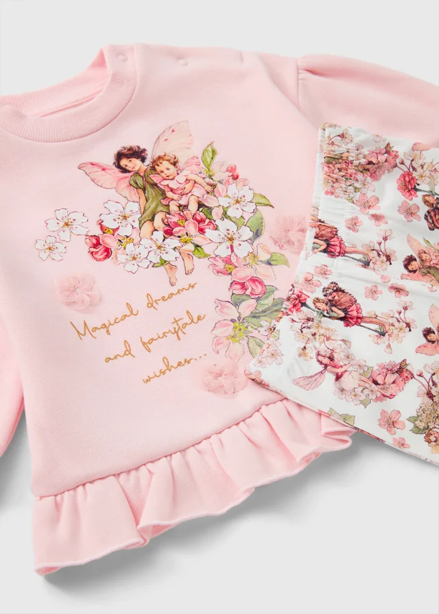 Baby Pink Fairies Top & Legging Set (0-23mths)