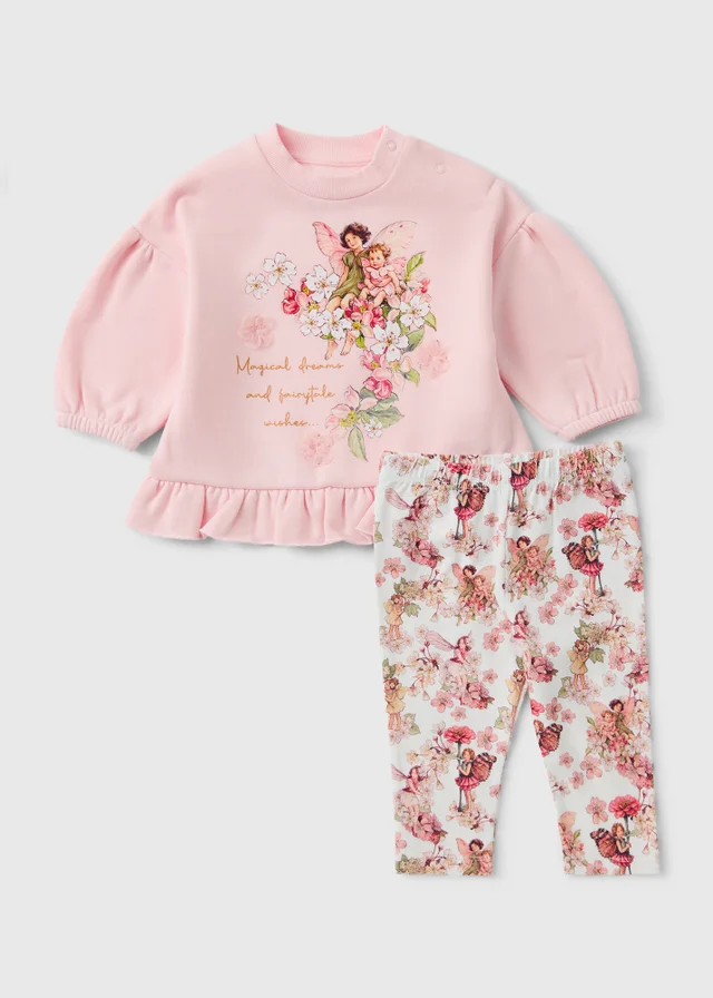 Baby Pink Fairies Top & Legging Set (0-23mths)