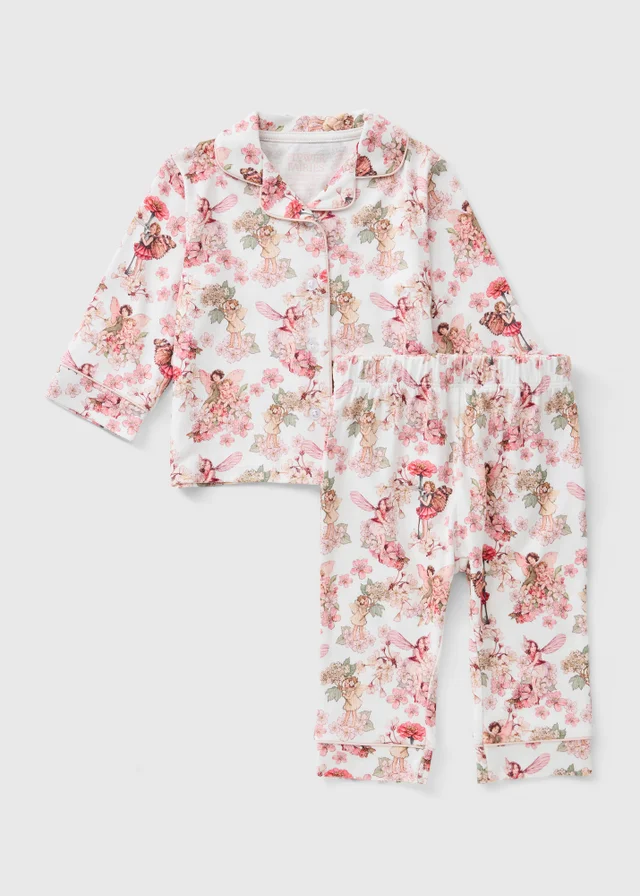 Baby Pink Flower Fairies Pyjamas (Newborn-23 mnths)