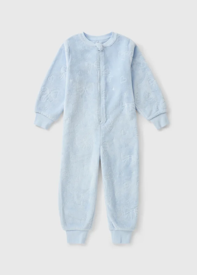Girls Blue Onesie (1-7 Yrs)