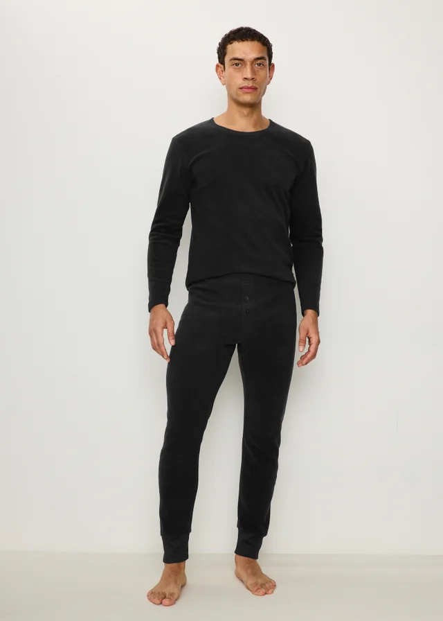 Black Thermal Long Johns