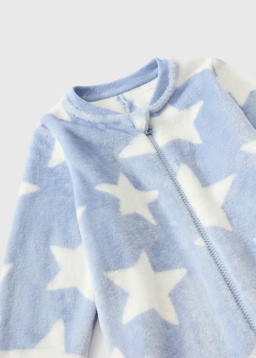 Boys Blue Star Print Onesie (1-7yrs) - 1-1.5 Yrs Image 2