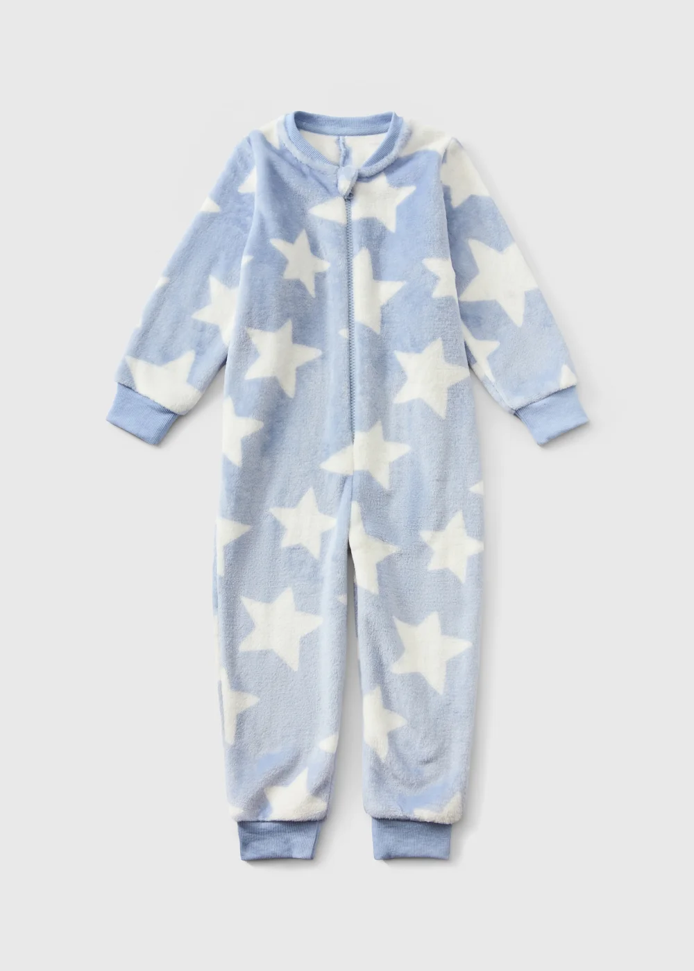 Boys Blue Star Print Onesie (1-7yrs) - 1-1.5 Yrs Image 1