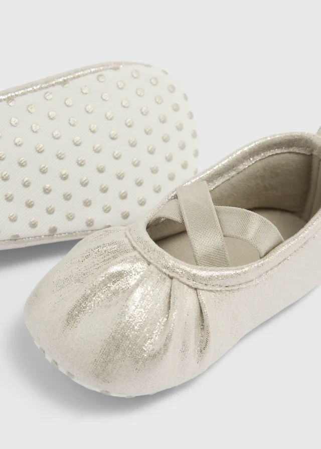 Baby Gold Ballet Shoes (Newborn-18 mnths)
