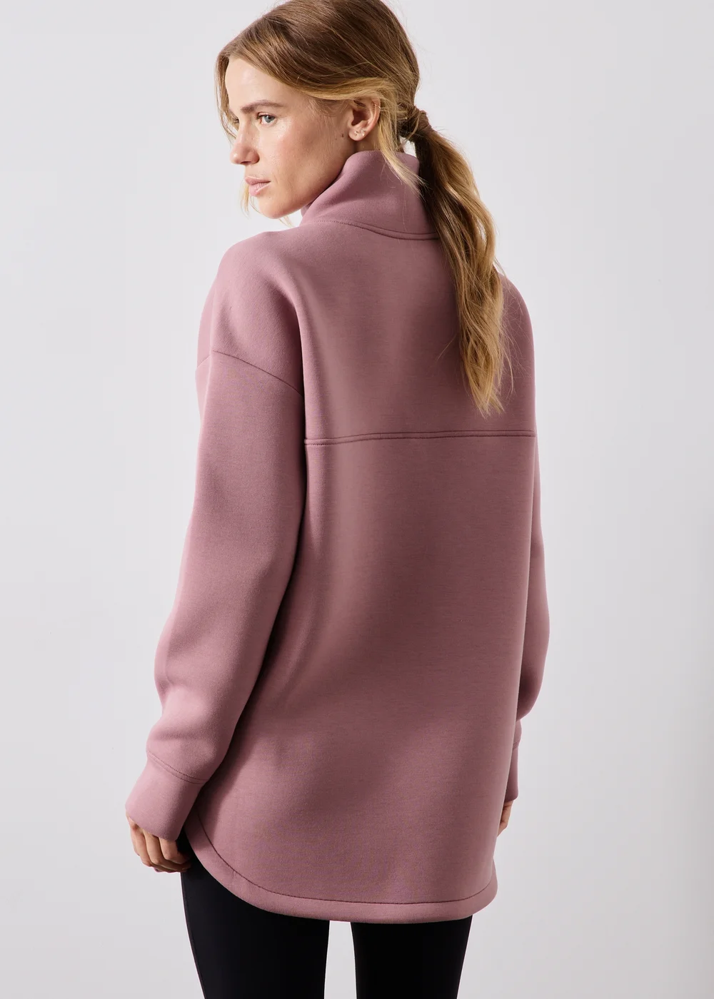 Souluxe Mauve Scuba Sweatshirt - XS Image 2