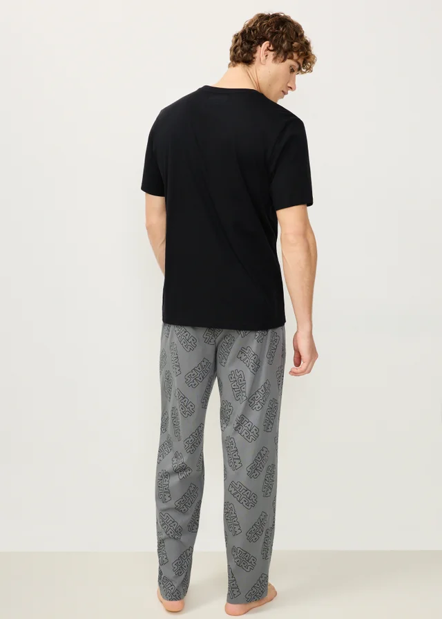 Black Long Star Wars Pyjama Set