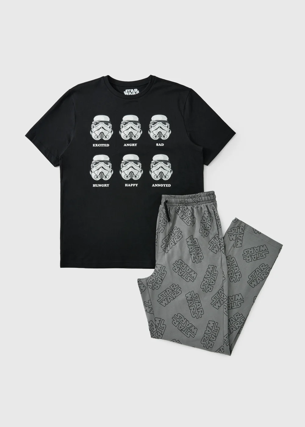 Black Long Star Wars Pyjama Set - XS Image 1