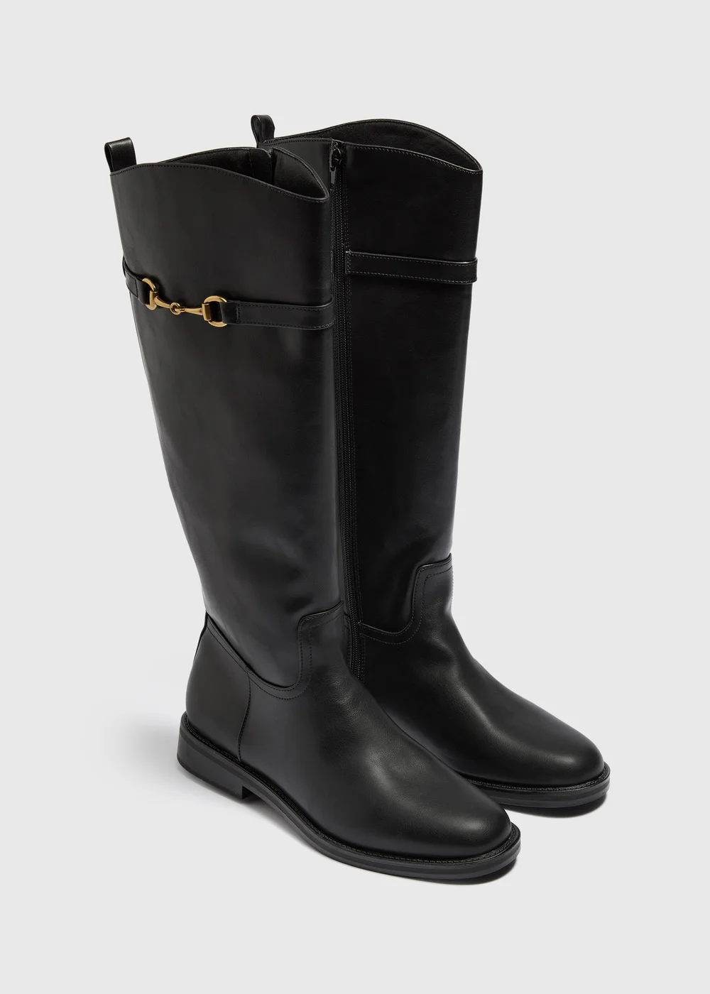 Black Rider Snaffle Knee High Boots - 3 Image 3