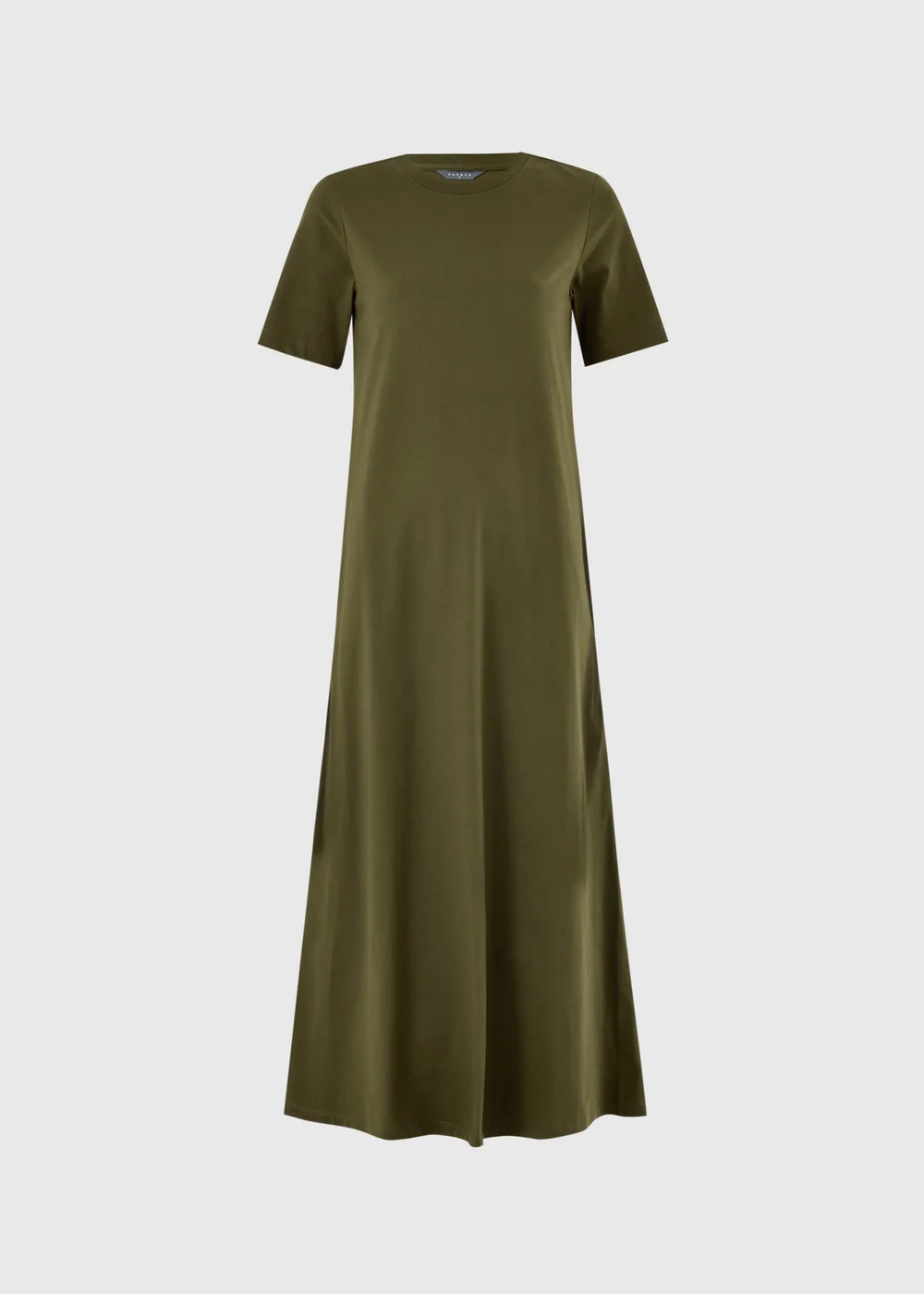 Khaki Midaxi T-Shirt Dress - 8 Image 4