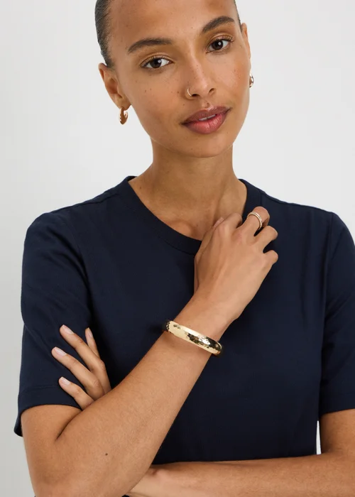 Navy Midaxi T-Shirt Dress - 8 Image 2