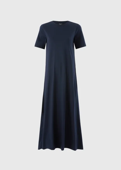 Navy Midaxi T-Shirt Dress - 8 Image 4