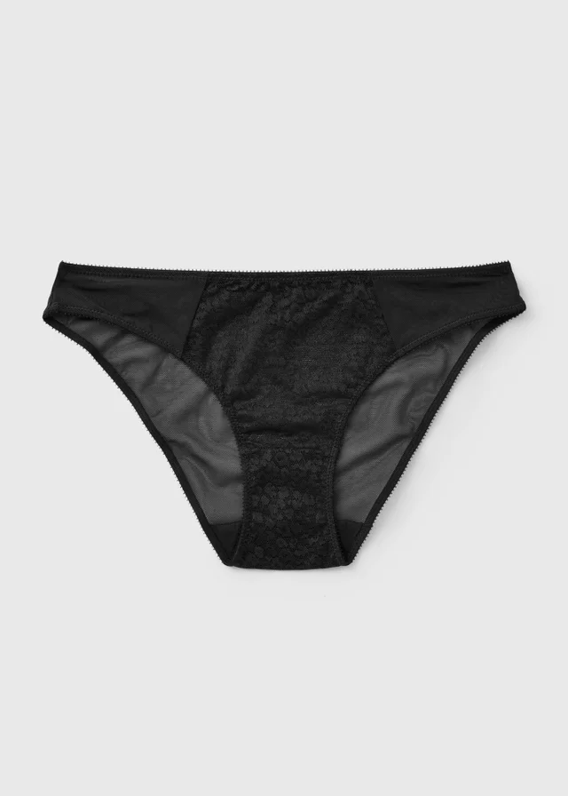 Black Leopard Co Ord Mini Knickers