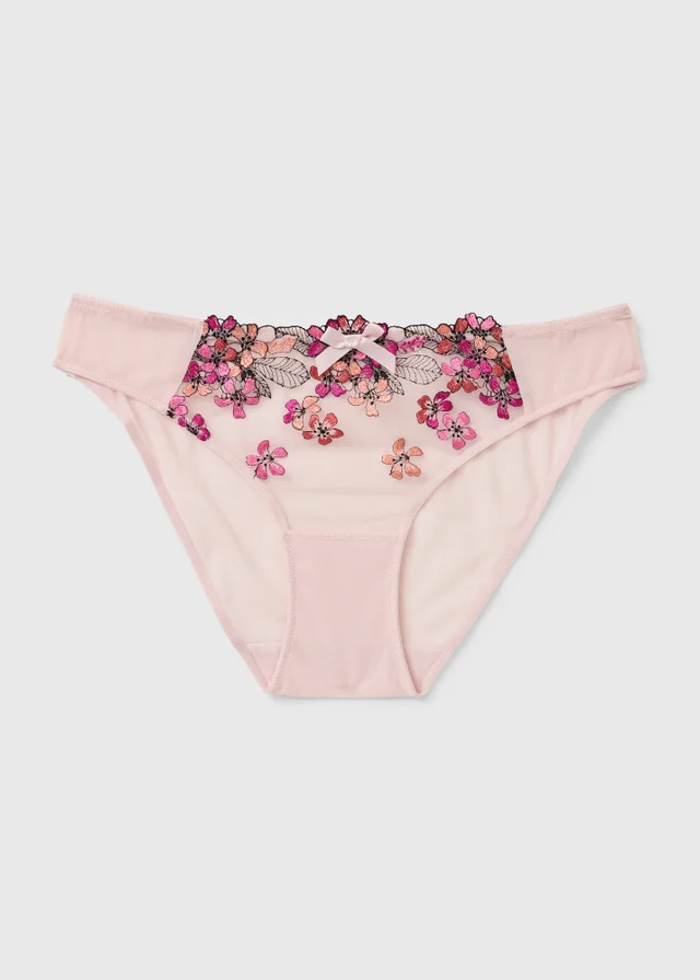 Pink Floral Co Ord Mini Knickers