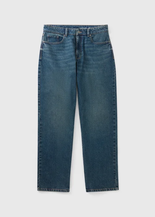Dark Wash Relaxed Fit Vintage Jeans - 30 R Image 5