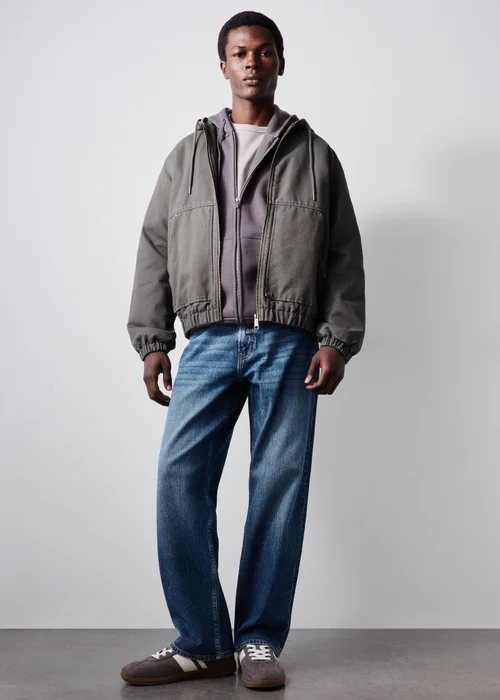 Mid Wash Blue Relaxed Jeans - 30 R Image 2