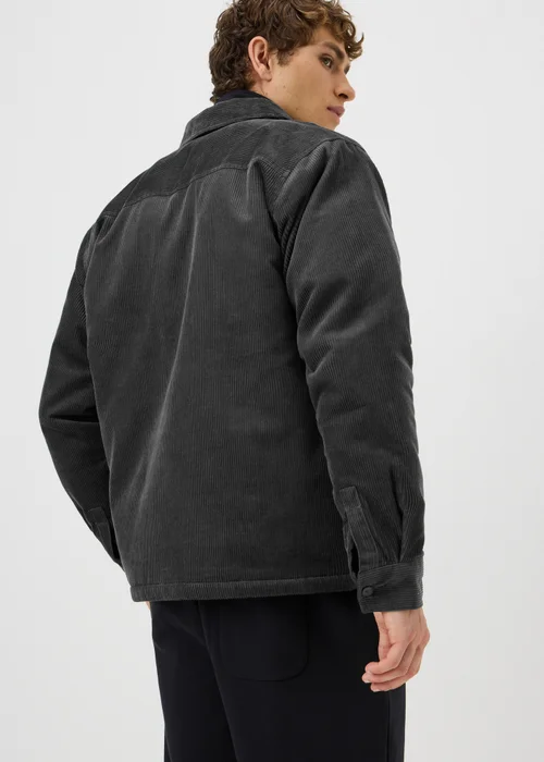 Charcoal Cord Shacket - S Image 2