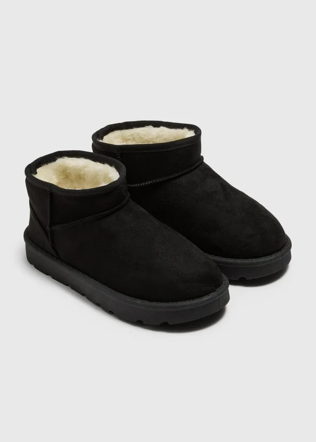 Girls Black Snug Boots (Younger 10-Older 5)