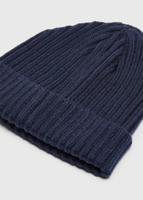 Baby Navy Beanie (0-24mths) - Up to 1 Month Image 2