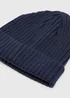 Baby Navy Beanie (0-24mths) - Up to 1 Month Image 2