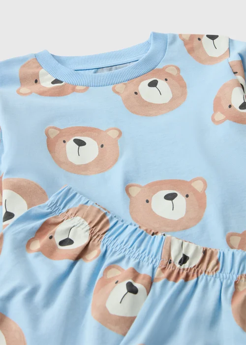 Boys Blue Bear Pyjama Set (1-7yrs) - 1-1.5 Yrs Image 2