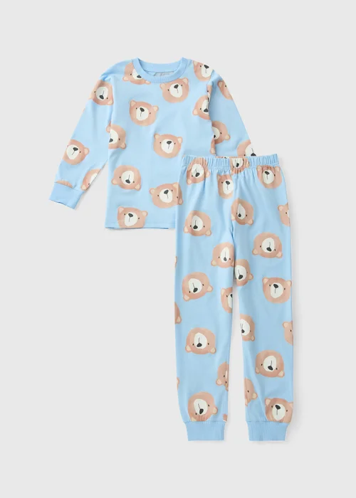 Boys Blue Bear Pyjama Set (1-7yrs) - 1-1.5 Yrs Image 1