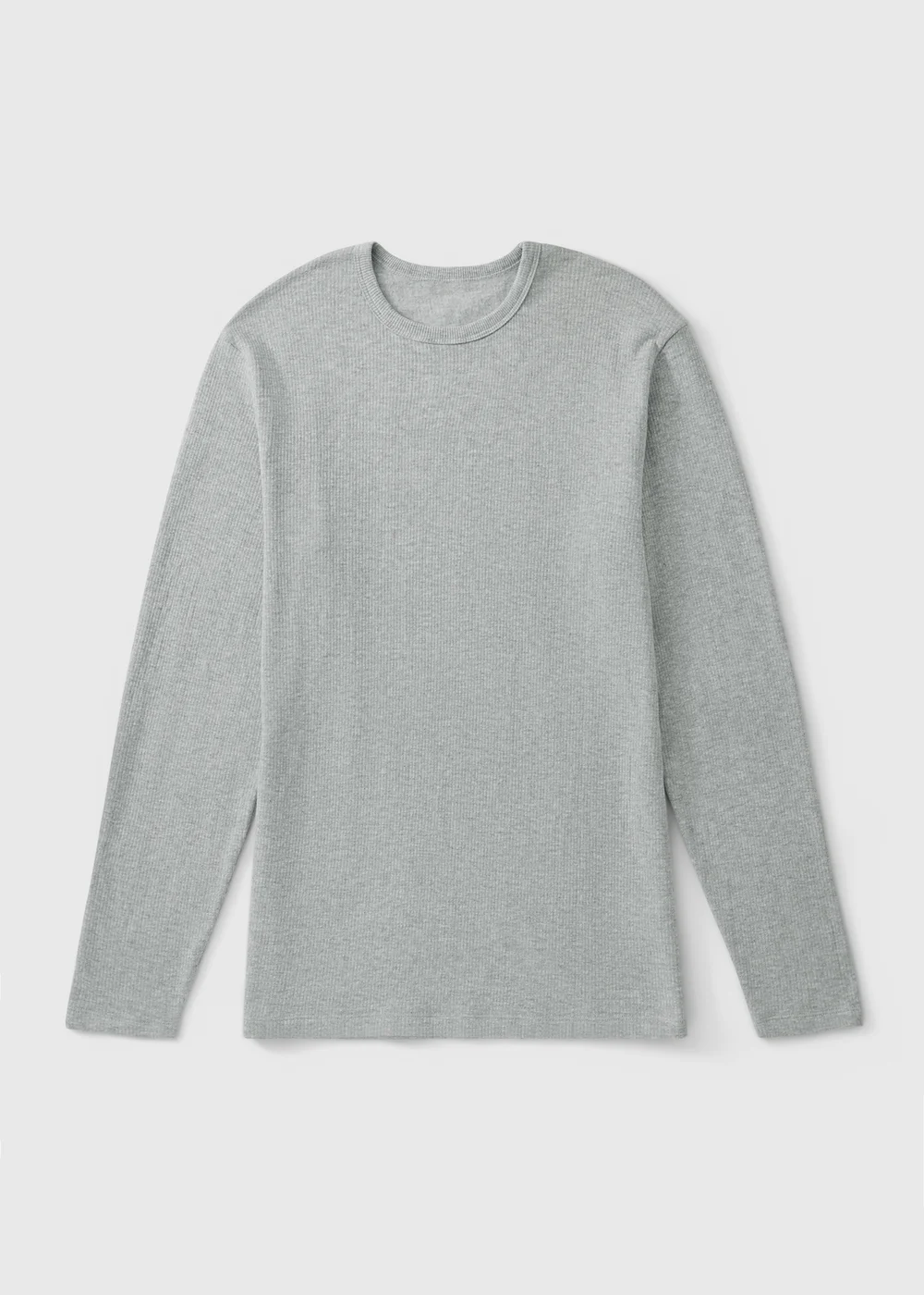 Grey Medium Thermal Long Sleeve Top - S Image 1
