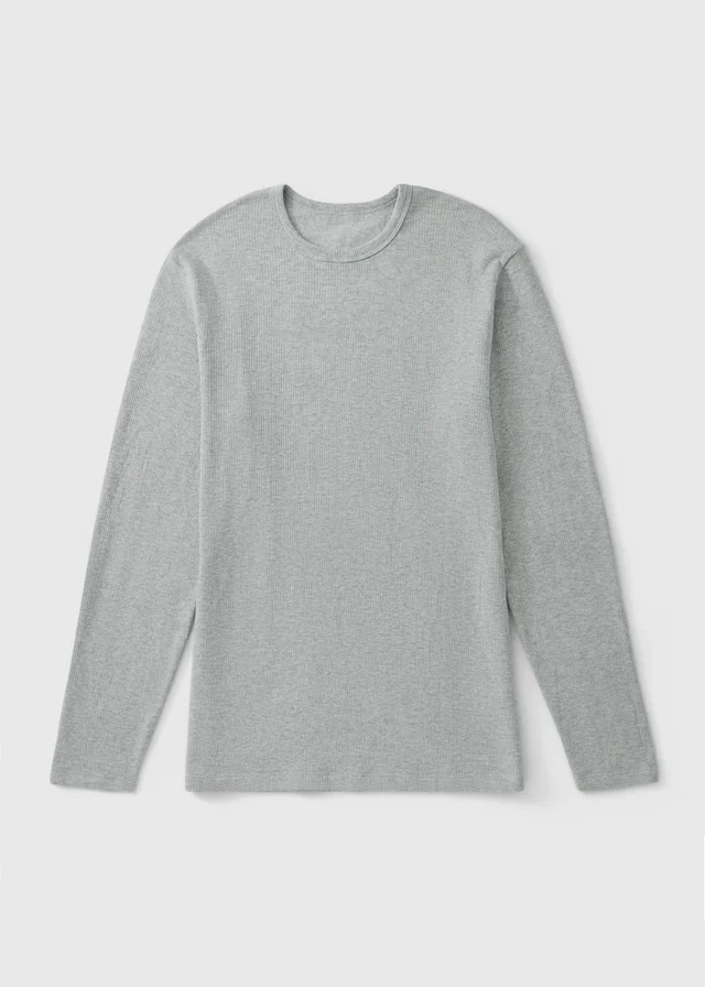 Grey Medium Thermal Long Sleeve Top