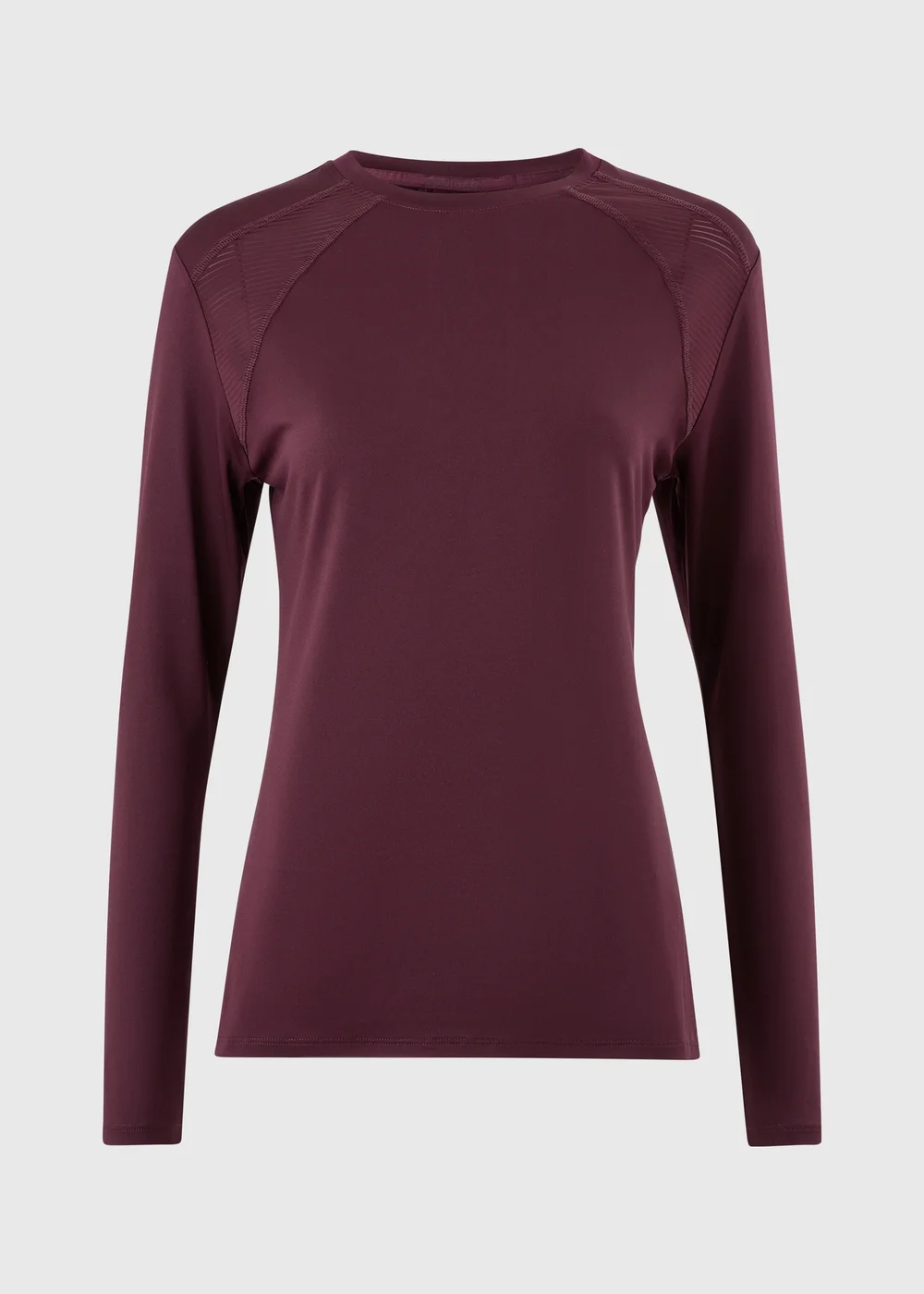 Souluxe Burgundy Active Long Sleeve Top - S Image 1