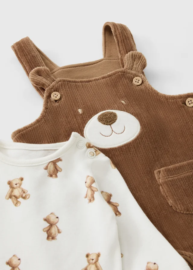 Baby Patch Dungaree Set (0-18mths)