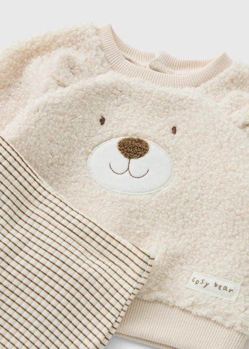 Baby Cream Top & Leggings Set (Newborn-23 Months) - First Size Image 2