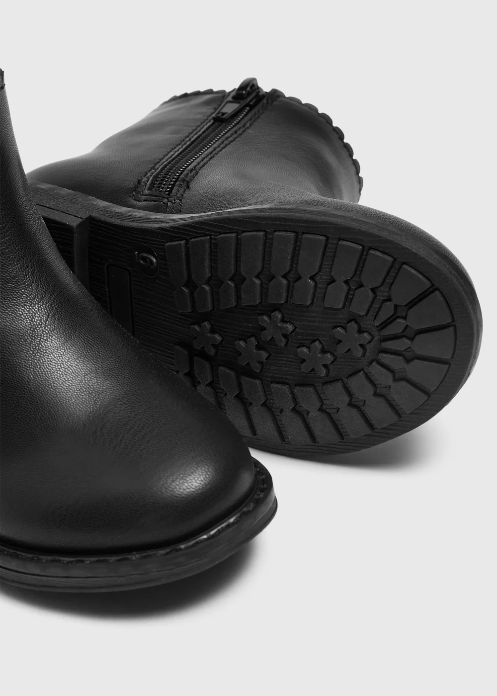 Girls Black Chelsea Boots (Younger 4-Older 2) - 4 Infants Image 2